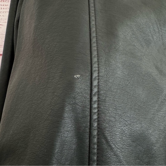 Free People Faux Leather Moto Lined Jacket - Picture 6 of 9